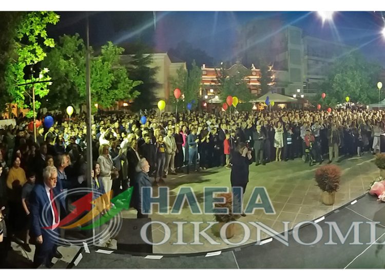 Ομιλία Τάκη Αντωνακόπουλου: Ο κόσμος έδειξε τον νέο δήμαρχο Δήμου Πύργου – Εντυπωσιακή η συγκέντρωση (φωτο-βίντεο)