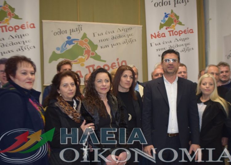 Πωλίνα Γκουτζουρή και Γιάννης Χαραλαμπόπουλος στο πλευρό του Γιάννη Λέντζα