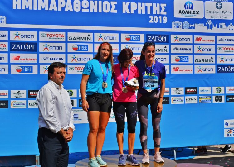 ”Σαρωτική” η Τόκα από την Αρχαία Ολυμπία, βάθρο και στο 5ο Διεθνή Ημιμαραθώνιο Κρήτης