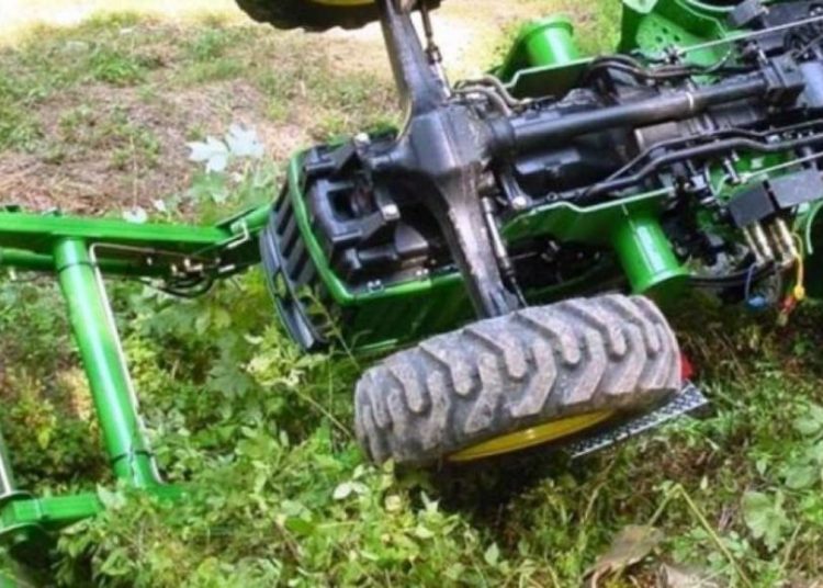 Νεκρός στα Μακρίσια από ανατροπή τρακτέρ
