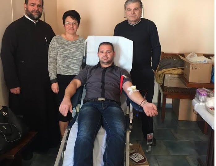 Εθελοντική αιμοδοσία την ΚΥΡΙΑΚΗ 6 Νοεμβρίου στον Ι.Ν Αγίου Σπυρίδωνος