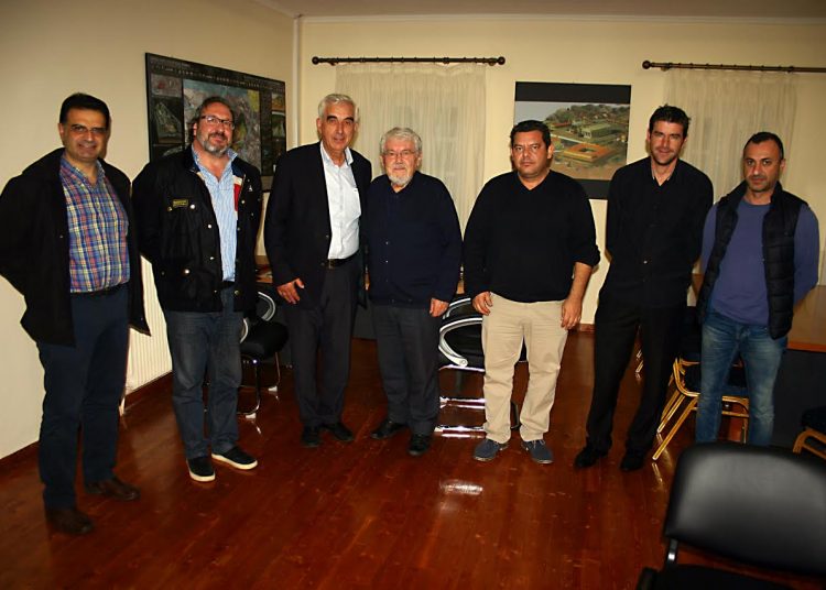 Συνάντηση δημάρχου Ε. Κοτζά με τον πρόεδρο Ν. Καρυώτη για το Πάρκο Ολυμπιονικών