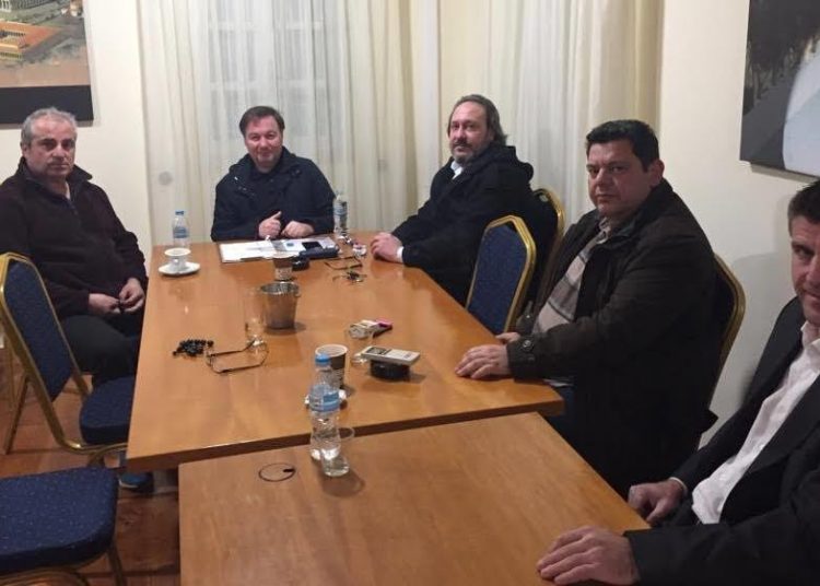 Παγκόσμιο Πάρκο Ολυμπιονικών Συνάντηση με τον πρόεδρο της ΑΟΛΜΟ