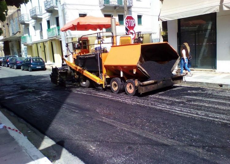 ΔΙΟΝ. ΜΠΕΛΤΣΟΣ: Ασφαλτοστρώσεις στις οδούς Τσαλδάρη, Γυμνασιάρχου Δούκα, Μεγ. Αλεξάνδρου και Δεληγιάννη