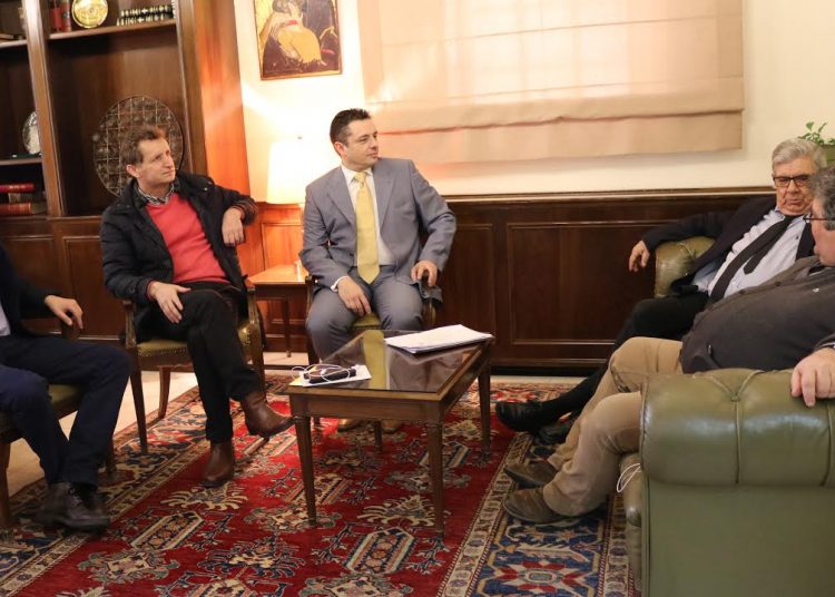 Συνάντηση του Γ.Λιατσή με τον Πρόεδρο του ΤΕΙ Δυτ. Ελλάδας και άλλους φορείς