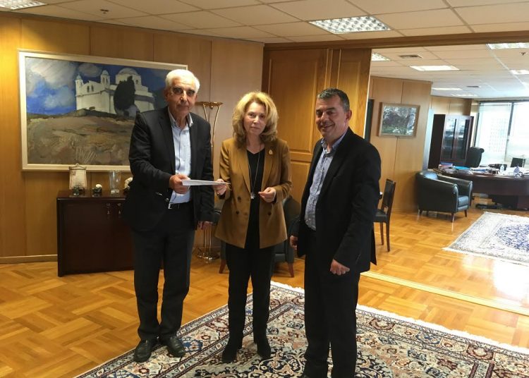 Επίσκεψη του Δημάρχου Αρχαίας Ολυμπίας στην Πρόεδρο του Ελεγκτικού Συνεδρίου