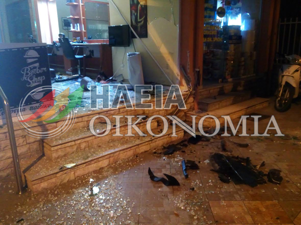 Πύργος: ΙΧ “μπούκαρε” σε κομμωτήριο