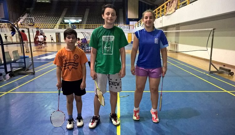 Φιλαθλητικός-Μπάντμιντον: Κατσιγιαννη,Κατσιαδράμης και Αναστόπουλος στο Νοβισαντ