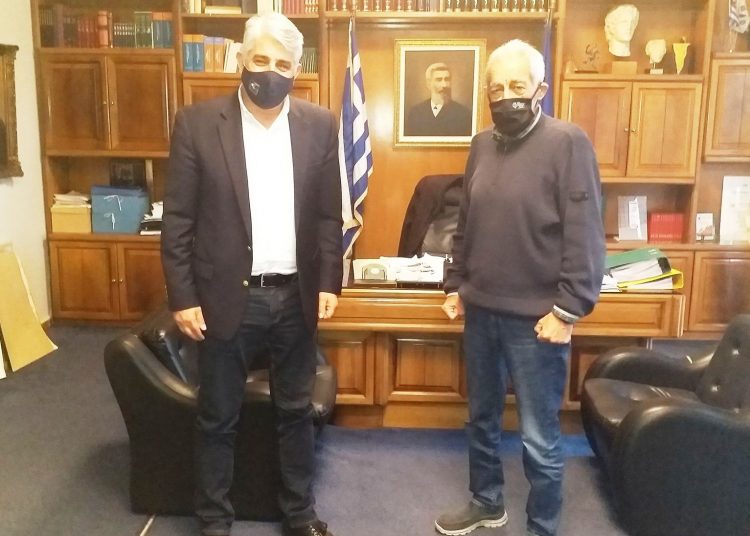 Με τον Γ.Γ. της ΚΕΔΕ, Δ. Καφαντάρη συναντήθηκε ο Δήμαρχος Ήλιδας κ. Γ. Λυμπέρης