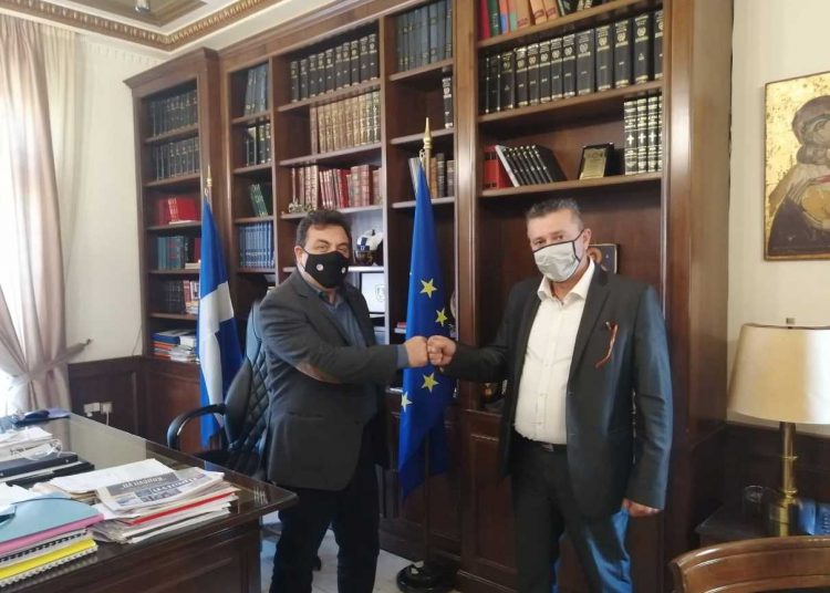 Παν. Αντωνακόπουλος: Συνάντηση με τον νέο πρόεδρο Δ.Ε.Π. Α.Ε. ΟΤΑ Βασίλη Σεϊντή