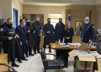 Δωρεά προς την Διεύθυνση Αστυνομίας Ηλείας από την Βουλευτή Διονυσία Αυγερινοπούλου