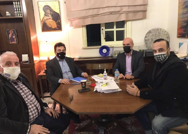 Συνάντηση Δημάρχου Πύργου Παναγιώτη Αντωνακόπουλου με το Δ.Σ. του Επιχειρηματικού Συλλόγου Ν. Ηλείας