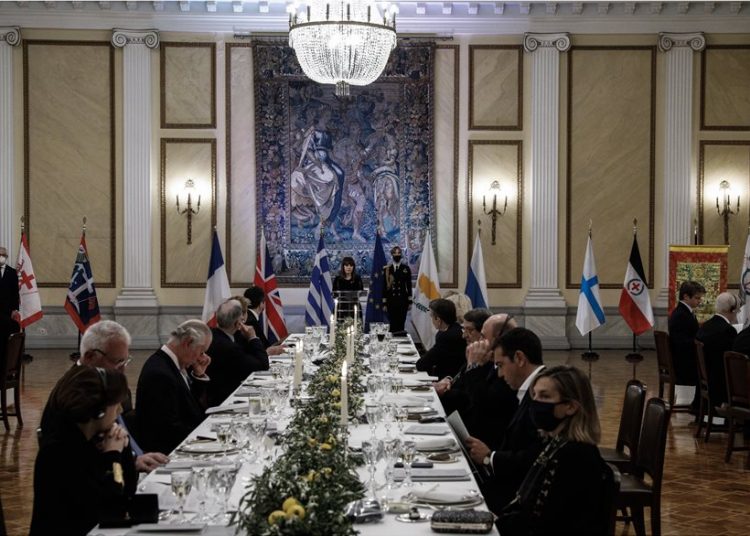 Σακελλαροπούλου στο επίσημο δείπνο για τα 200 χρόνια: «Οικουμενική η κληρονομιά της Ελληνικής Επανάστασης»