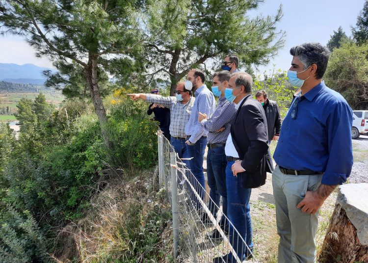 Αυτοψία  Περιφερειάρχη Δ. Ελλάδας στο έργο αντιπλημμυρικής προστασίας, στον Αλφειό