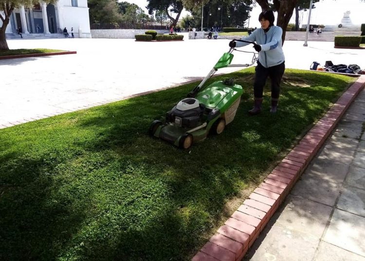 Η Υπηρεσία Πρασίνου του Πύργου καλλωπίζει την πόλη μας