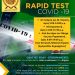 Συνεχίζεται η διεξαγωγή rapid test στην Κεντρική Πλατεία Πύργου