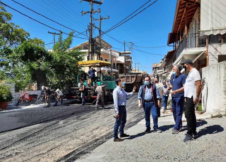 Επίσκεψη – ενημέρωση σε έργο συντήρησης οδικού δικτύου στη Φιγαλεία