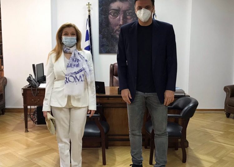 Διονυσία Αυγερινοπούλου-Εφ’ όλης της ύλης συνάντηση με Κικίλια, Κοντοζαμάνη και Κωτσιόπουλο