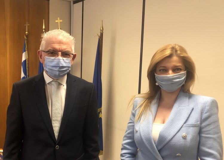 Επίσκεψη Αυγερινοπούλου στον Πρόεδρο του ΕΛΓΑ