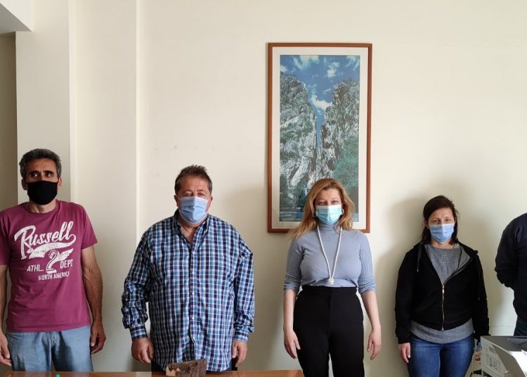 Επίσκεψη Αυγερινοπούλου στο Δασονομείο Ζαχάρως