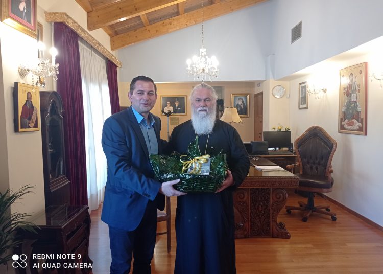 Συνάντηση Μητροπολίτη Καλαβρύτων με τον Αντιπεριφερειάρχη Αγροτικής Ανάπτυξης Θ.Βασιλόπουλο
