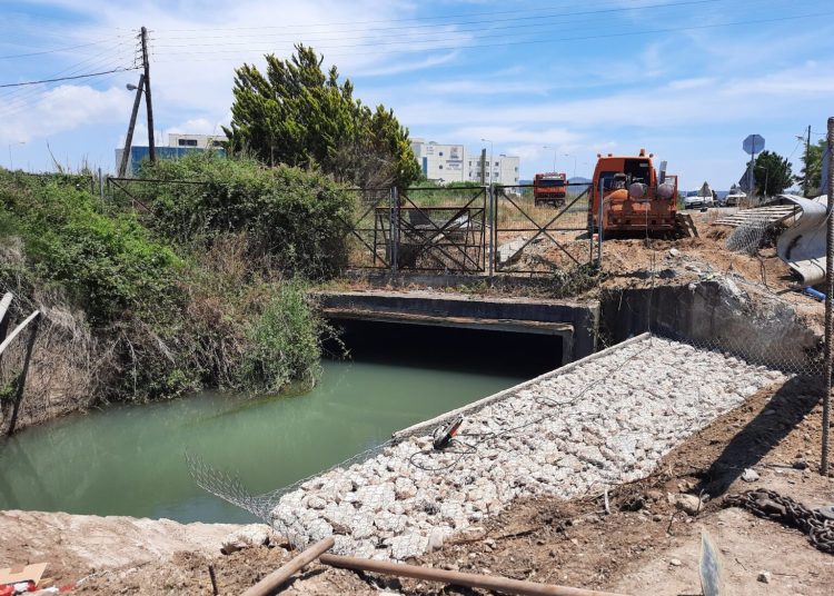 Έναρξη εργασιών στο δρόμο έμπροσθεν του Νοσοκομείου Πύργου