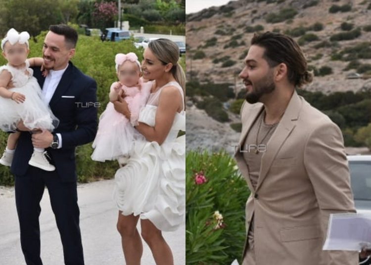 Λευτέρης Πετρούνιας – Βασιλική Μιλλούση: Το TLIFE στη βάπτιση των παιδιών τους – Φωτογραφίες