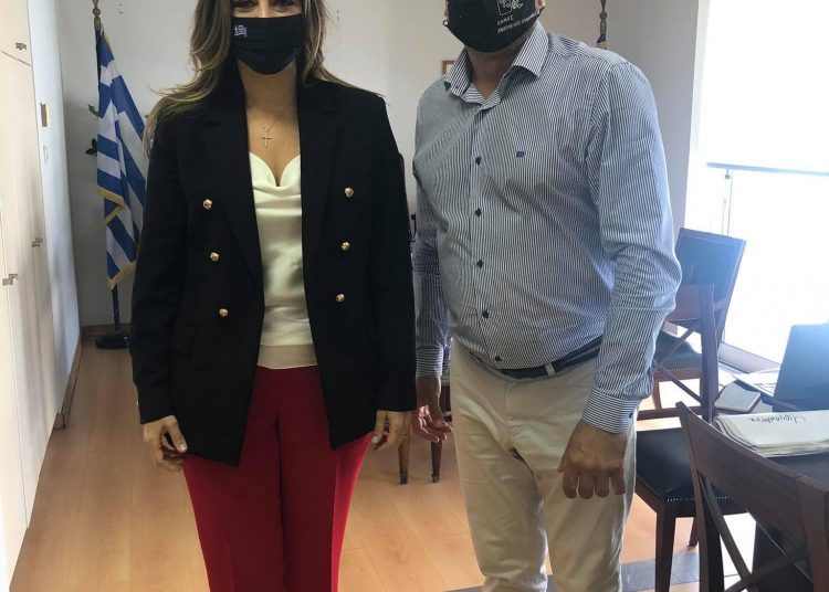Συνάντηση Δημάρχου Ανδραβίδας-Κυλλήνης Λέντζα με την Υφυπουργό Τουρισμού κ. Ζαχαράκη