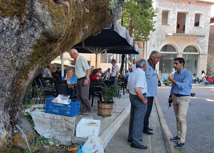 Επίσκεψη και συναντήσεις Αντιπεριφερειάρχη  Ηλείας Β. Γιαννόπουλου στην Ανδρίτσαινα