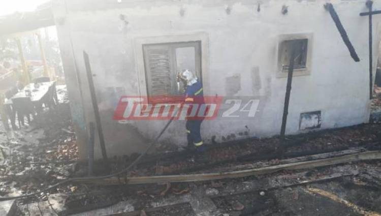 Αχαϊα: Ολονύχτια μάχη με τις φλόγες – Σε ύφεση το πύρινο μέτωπο – Μεγάλες καταστροφές ΦΩΤΟ