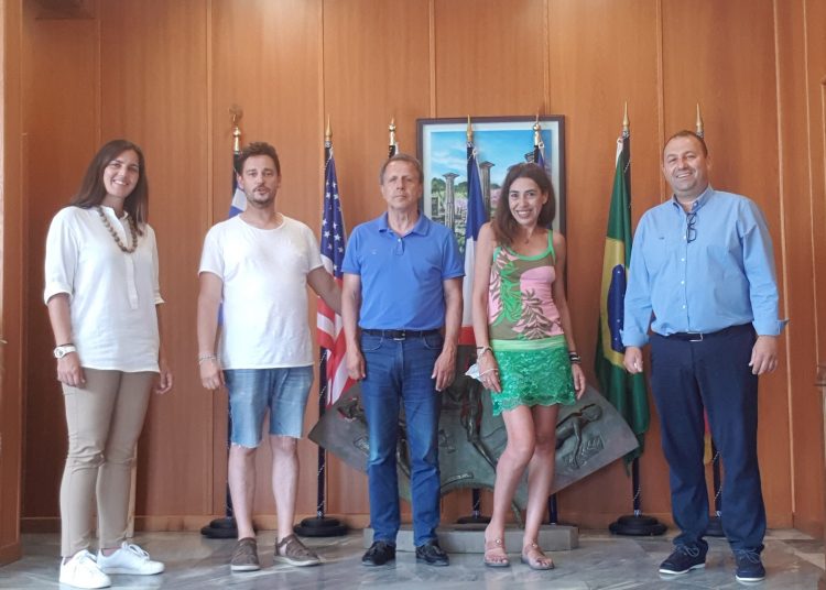 Γυρίσματα της Mεξικανικής Tηλεόρασης σε Αρχαία Ολυμπία και Μήλο