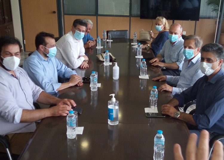 Επίσκεψη Νίκου Παππά στο Δημαρχείο Ολυμπίας-Συζητήθηκε το έργο για το δρόμο «Ολυμπία – θάλασσα»