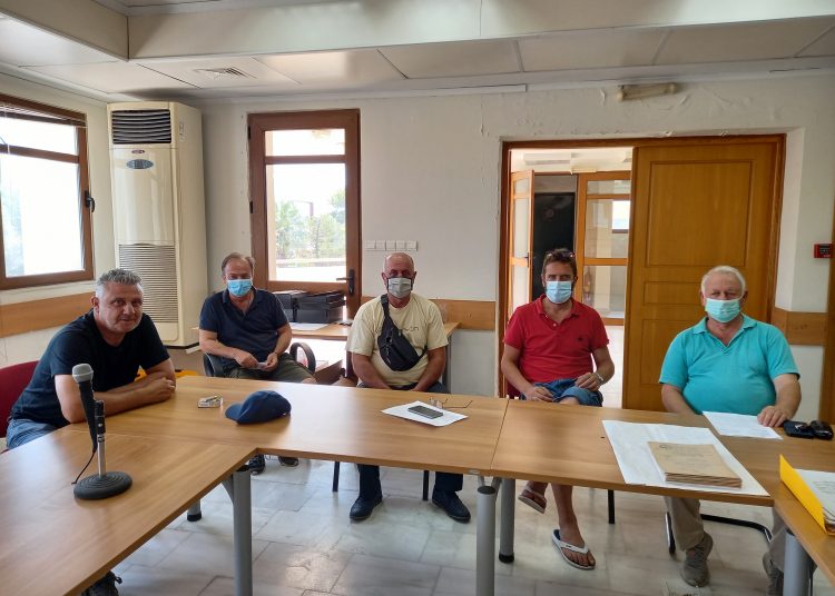 Συνάντηση κ. Κωνσταντίνου Χαντζή Προέδρου Συνδέσμου Αποχέτευσης « Ο ΗΡΑΚΛΗΣ» με τους Προέδρους των Τοπικών Κοινοτήτων