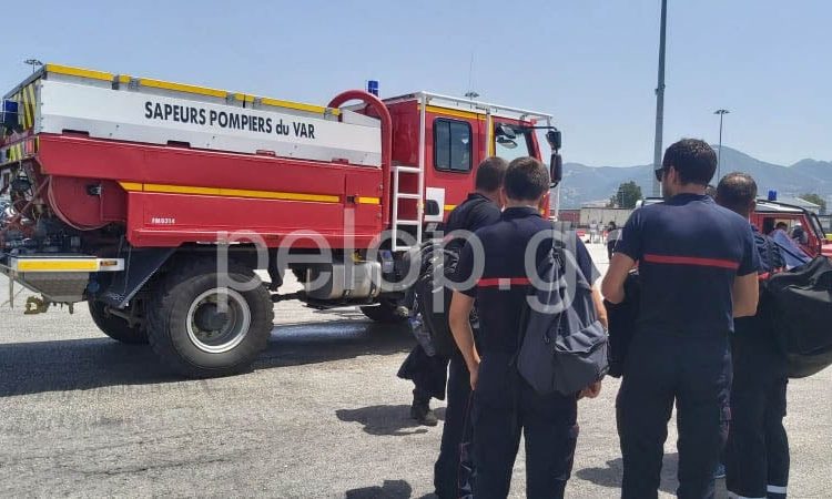 Πυρκαγιές: Έφτασαν στο λιμάνι της Πάτρας 95 πυροσβέστες από Γαλλία και Γερμανία ΦΩΤΟ