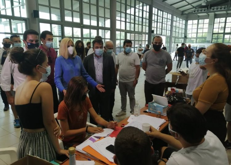 Πύργος: Στο κέντρο εθελοντισμού στο Πάρκο Ξυστρή βρέθηκε η Φώφη Γεννηματά