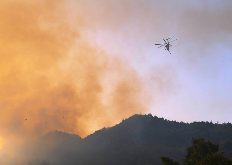 Φωτιά και στη Γορτυνία-Μιλούν για εκκένωση στο Τουμπίτσι