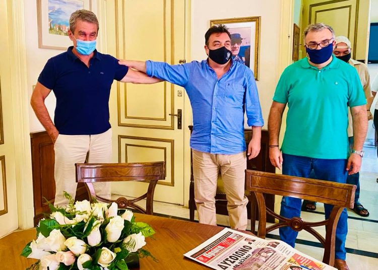 Συνάντηση του Δημάρχου Παναγιώτη Αντωνακόπουλου με τον Βουλευτή Ανδρέα Λοβέρδο