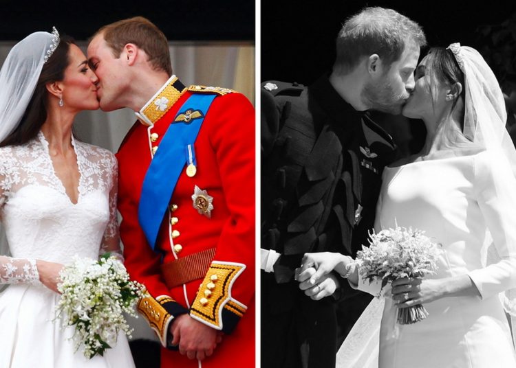 Τα δημοφιλέστερα νυφικά όλων των εποχών – Στις πρώτες θέσεις Μέγκαν Μαρκλ και Κέιτ Μίντλετον