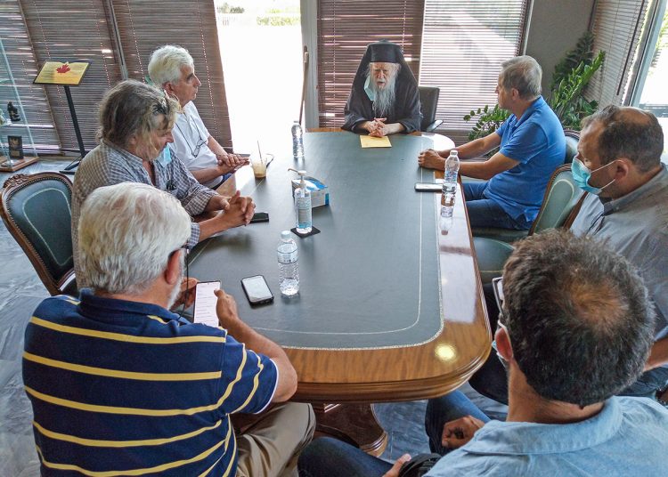 Έμπρακτη στήριξη των πληγέντων του Δήμου Αρχαίας Ολυμπίας από τον Μητροπολίτη κ. Γερμανό