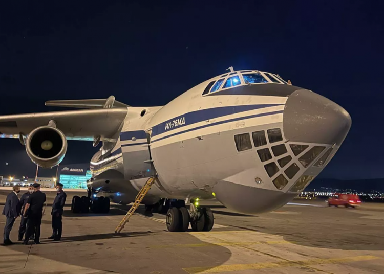 Στην Ηλεία επιχειρεί το ρωσικό Ilyushin Il-76