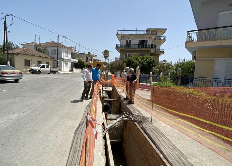 Αντιπλημμυρική θωράκιση της πόλης των Λεχαινών