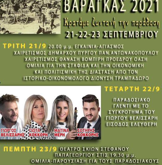 Βάραγκας 2021- Κρατάμε ζωντανή την παράδοση