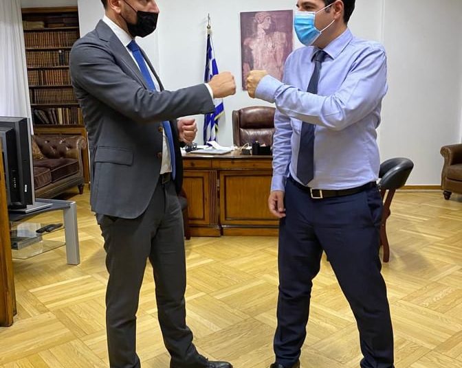 Ανδρέας Νικολακόπουλος: Συνάντηση με Υπουργό Υγείας Θάνο Πλεύρη για την Ηλεία