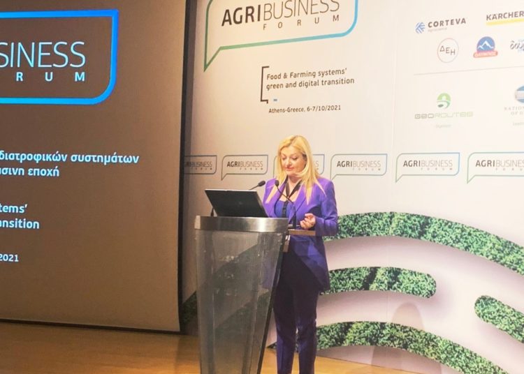 Δ. Αυγερινοπούλου: Ο αγροδιατροφικός τομέας απαιτεί δομικές αλλαγές και μεγαλύτερη περιβαλλοντική ευαισθησία και γνώση