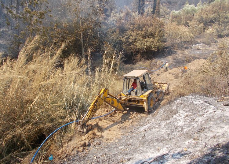 ΔΕΥΑ Αρχαίας Ολυμπίας: Αποκατάσταση δικτύων και υποδομών που επλήγησαν από τις πυρκαγιές
