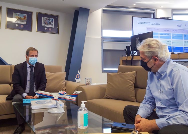 Σχέδιο προστασίας της Ολυμπίας-Συνάντηση Δημάρχου Γεωργιόπουλου με Υπουργό Πολιτικής Προστασίας Στυλιανίδη