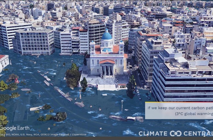 Εφιαλτικές εικόνες από το μέλλον του πλανήτη – Πώς θα είναι η Θεσσαλονίκη και ο Πειραιάς