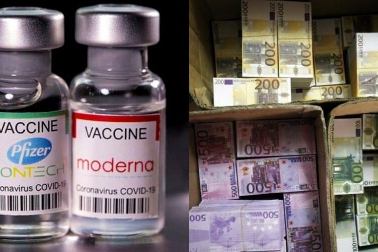 1.000€ το δευτερόλεπτο, 80 εκατομμύρια τη μέρα: Τα τρελά κέρδη των Pfizer και Moderna από το εμβόλιο