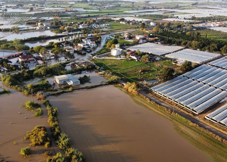 Πολύ μεγάλα προβλήματα στην Βάρδα από τις βροχοπτώσεις και τον ποταμό Βέργα