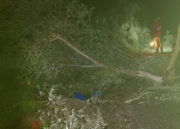 Νότια Ηλεία: Ανεμοστρόβιλος δημιούργησε προβλήματα τη νύχτα